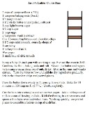 Jacob's ladder cookie bar recipe print out